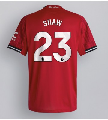 Manchester United Luke Shaw #23 Primera Equipación 2025-26 Manga Corta